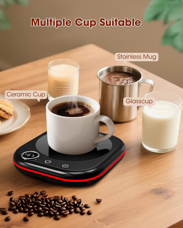 Mug Warmer - 3 Temp Setting 113°F 131°F 167°F - Ambient Light - Coffee Mug gallery