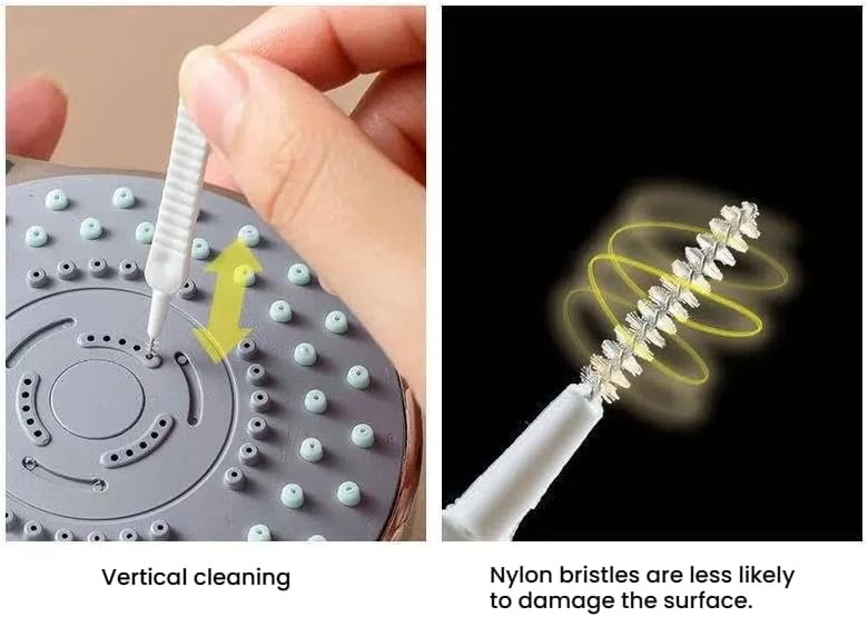 Shower Head Cleaning Brush, Tiny Hole Cleaner for Shower Nozzle, Anti-Clogging gallery