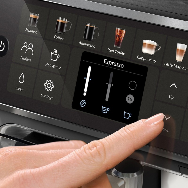 Philips 4400 LatteGo Automatic Espresso Machine, Black | 12 Recipe | EP4447/90 gallery