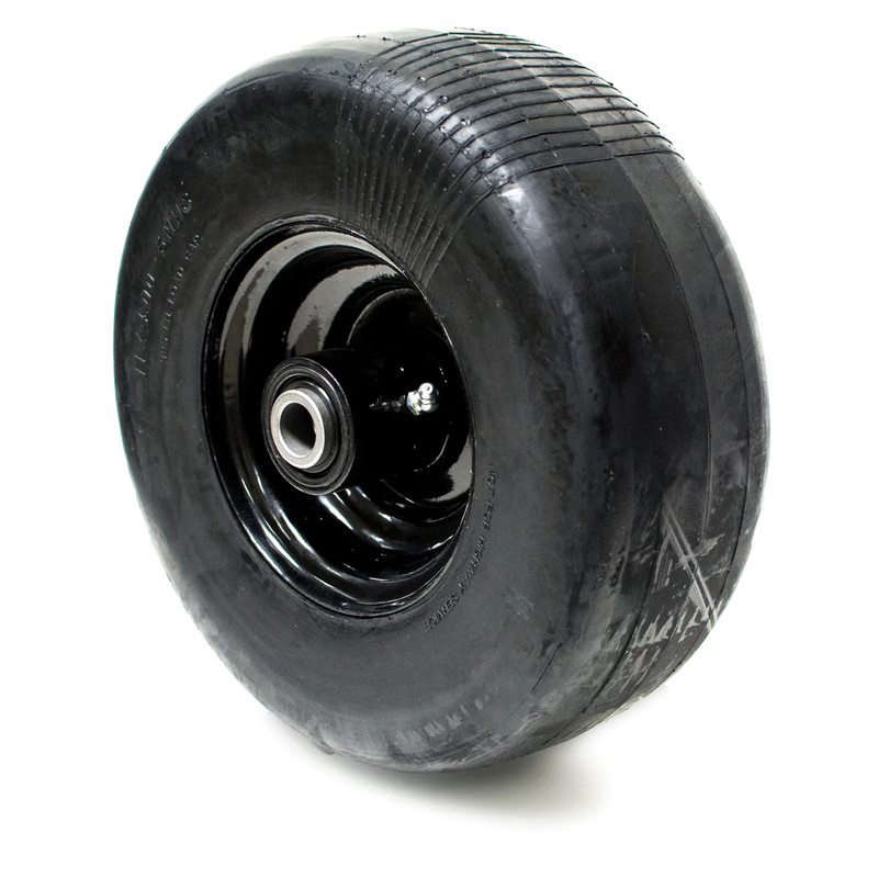 (2) Lawn Mower Front Solid Tire Rim 11x4x5 11x4-5 for Wright Stander 72460026 gallery