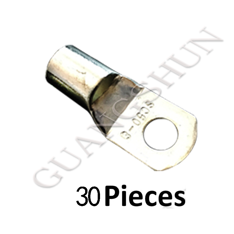 30PCS Tin Plated Pure Copper Battery Cable Ends Lugs Ring Terminals Connectors gallery