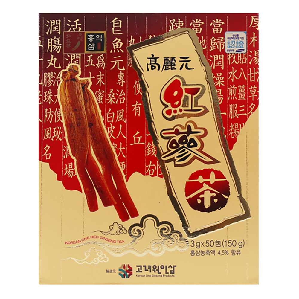 Korean Red Ginseng Granule Tea - 50 Tea bags gallery