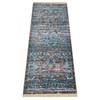 Machine Woven Crossweave Polyester 2'6''x9'10'' Runner Area Rug Oriental Brown gallery
