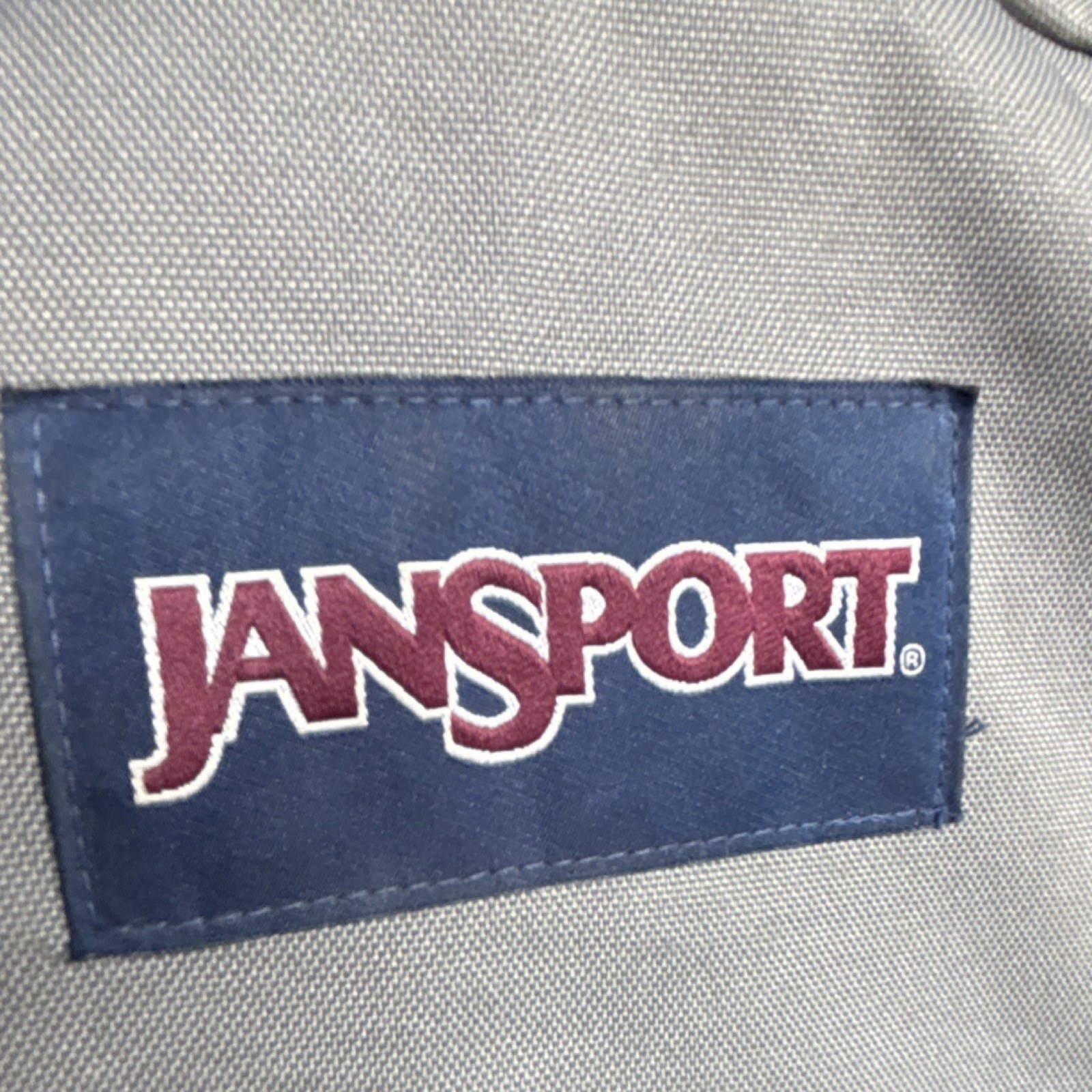 JanSport SuperBreak Plus Hiking Backpack Gray Black Polyester Adjustable Straps 3