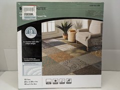 ​TrafficMaster Assorted Pattern Peel & Stick 24″x24″ Carpet Tile Square 10/Case