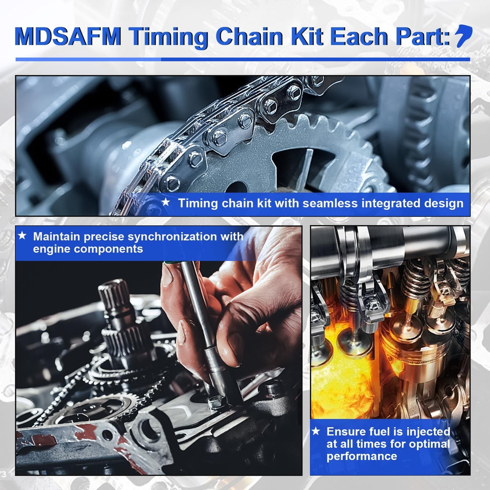 Timing Chain Kit with Oil Pump & Water Pump for 2007-2020 Toyota Tundra/Sequo... gallery