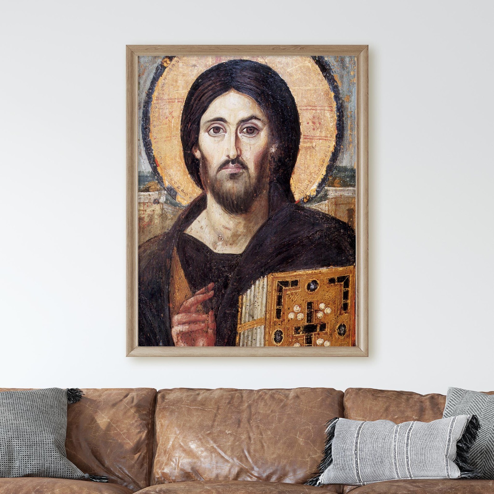 Christ Pantocrator Sinai Jesus Christ Christian Bible God Wall Art Poster Print gallery