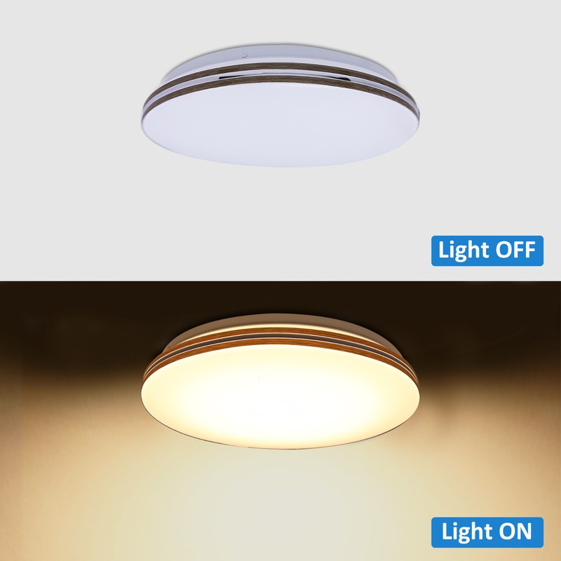 13 Inch Flush Mount LED Ceiling Light ,3000K/4000K/5000K 3 Color Temperatures gallery