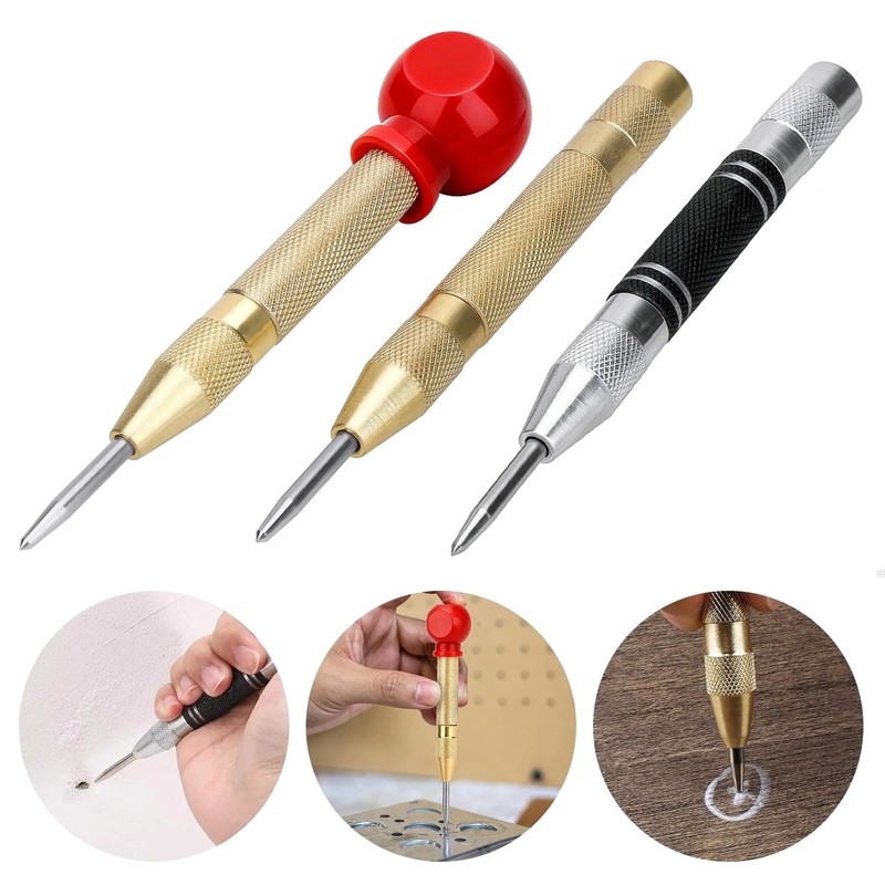 Center Punch Set Automatic Adjustable for Engineering DIY Projects Workshop gallery
