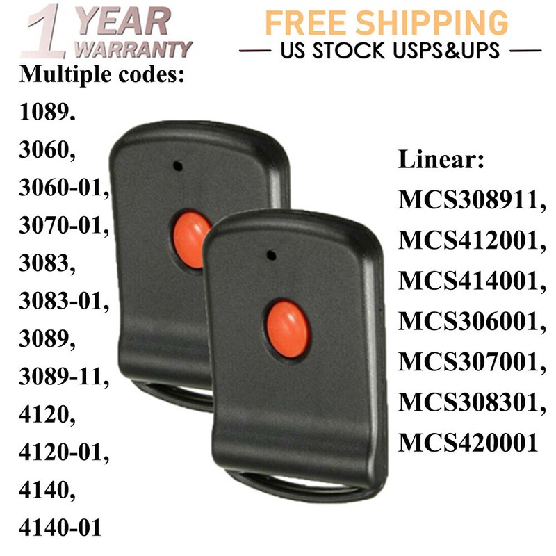 Compatible with Multicode Linear Receiver 3089,10 dip Code,300mhz Opener Remote gallery
