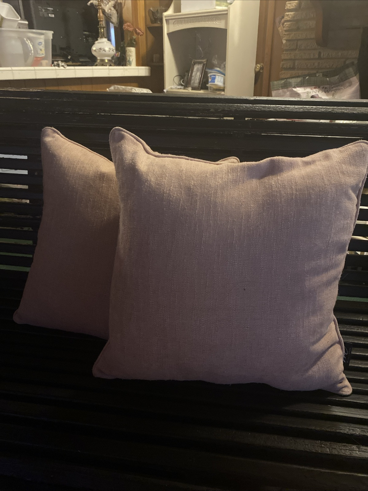 Milli Home Set Of 2 Feather Down Pillows 15 X 15 Removable Cover Pillow gallery