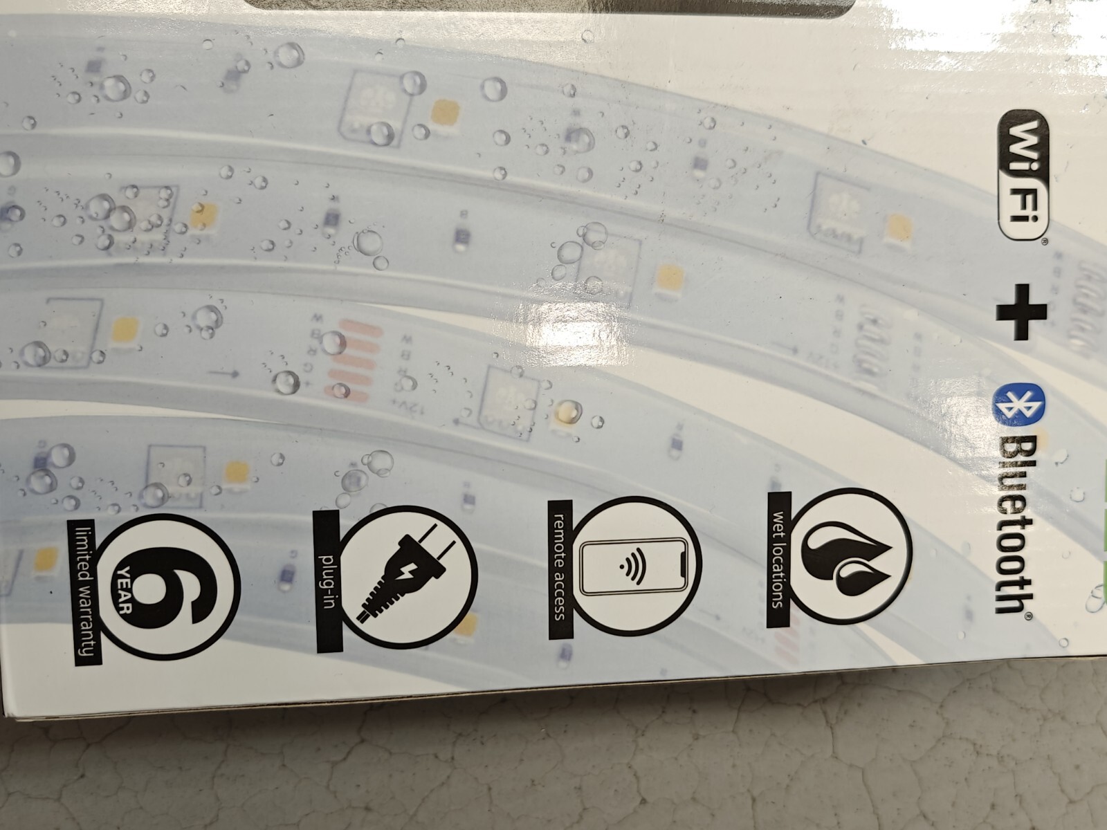 Good Earth Smart Lighting Indoor/Outdoor Smart Strip 24 Ft. Light Kit. New gallery