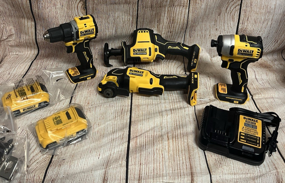 Dewalt (DCK486D2) ATOMIC 20V 4-Tool Combo Kit w/2x 2.0Ah Batt &Charger gallery