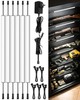 Motion Sensor Light LED Strip Linkable 6-Bar 1600LM Garage Work Shop Light gallery