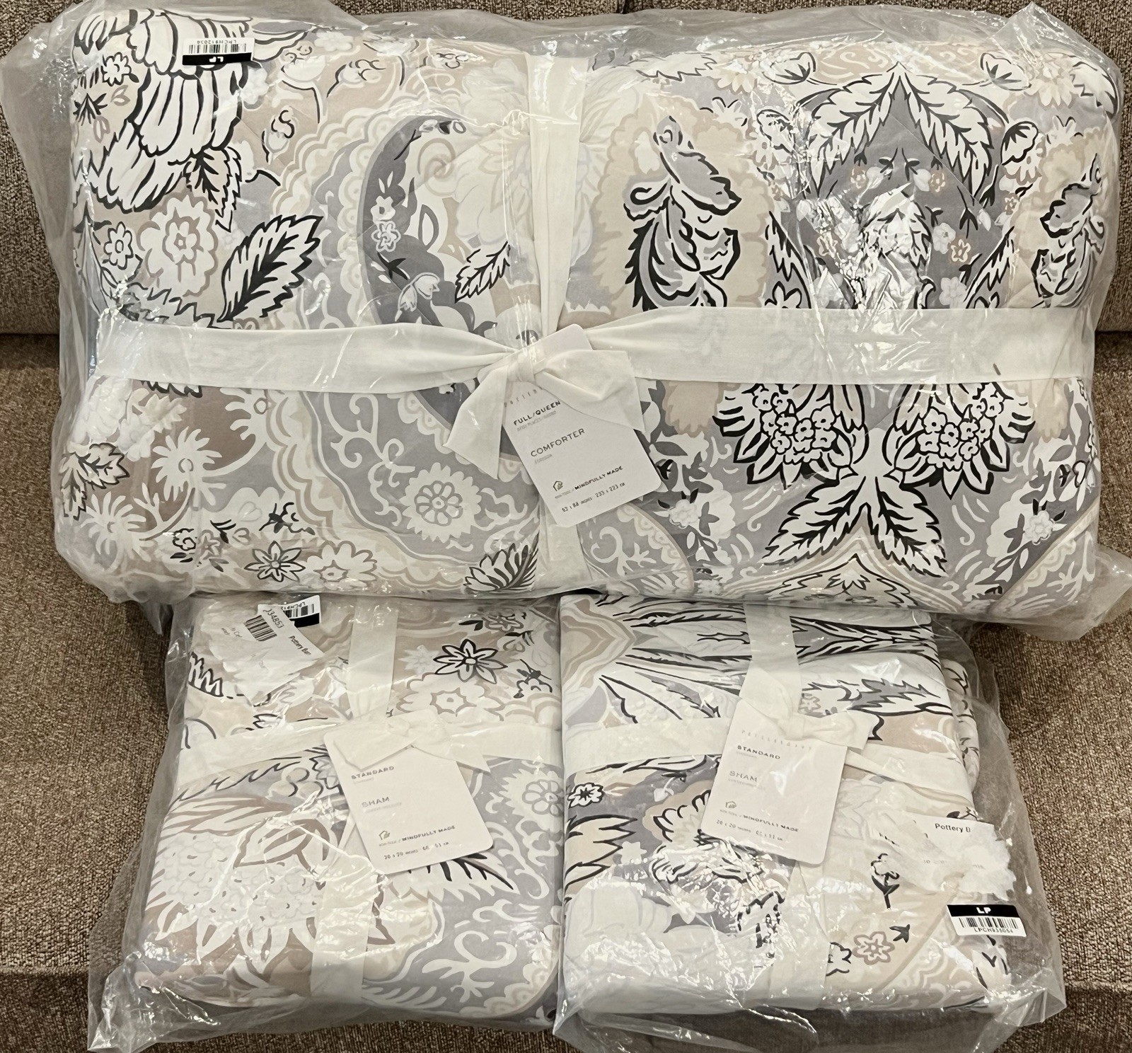 NEW Celeste Full/Queen Percale Comforter & Standard Shams, Multi gallery