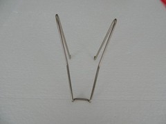 Easel Display Stand Small Size SILVER Color Metal FRONT TO BACK 4 INCH 2″ HEIGHT