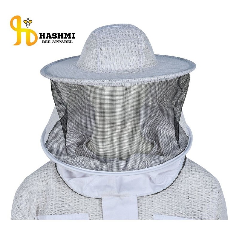 Ventilated Bee Jacket Sting Proof Jacket 3 Layers Ultra Breeze Round Veil Hat gallery