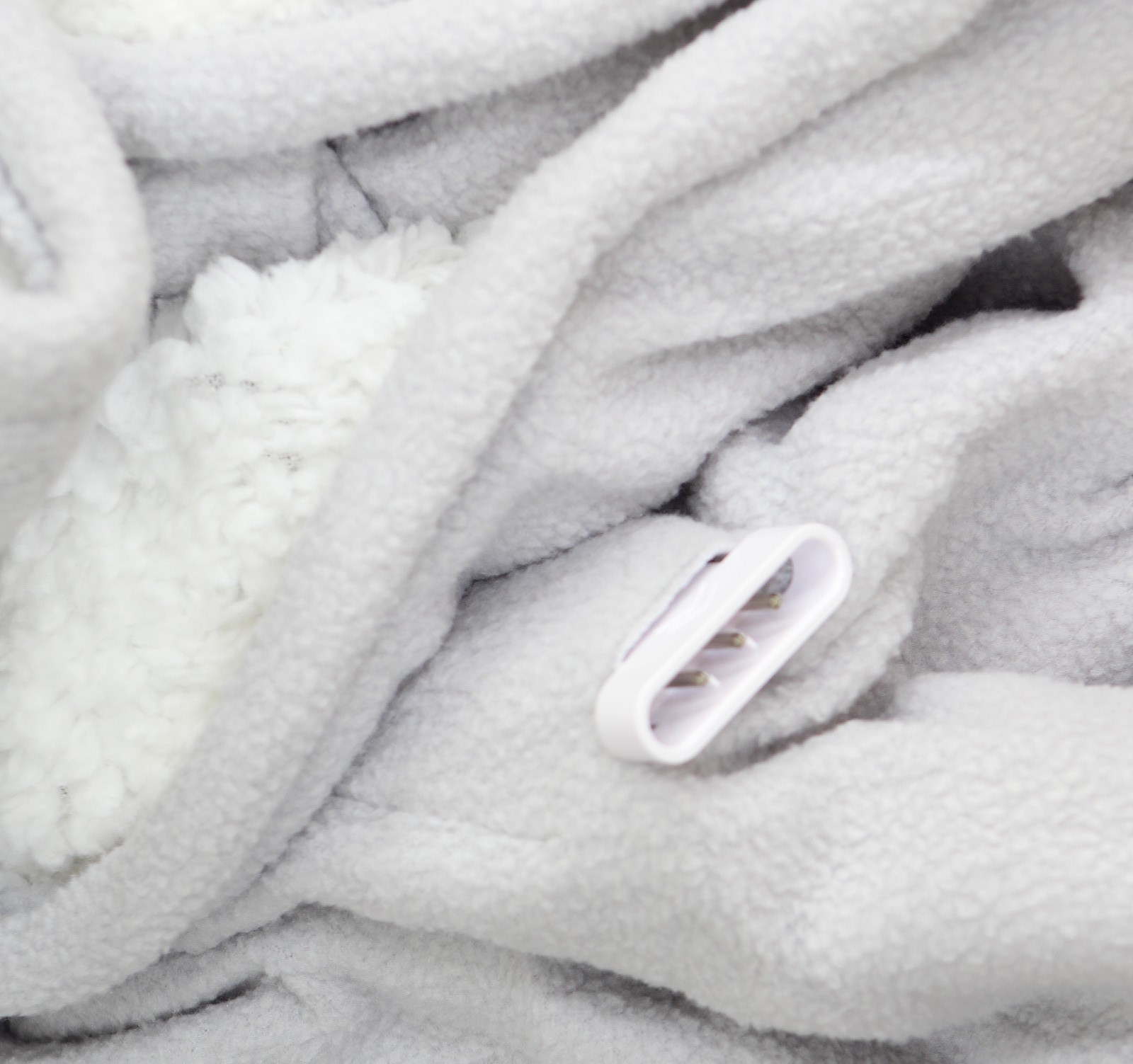 Serta Plush Electric Heated Blanket ST54-0127 84667711 Light Grey Queen gallery