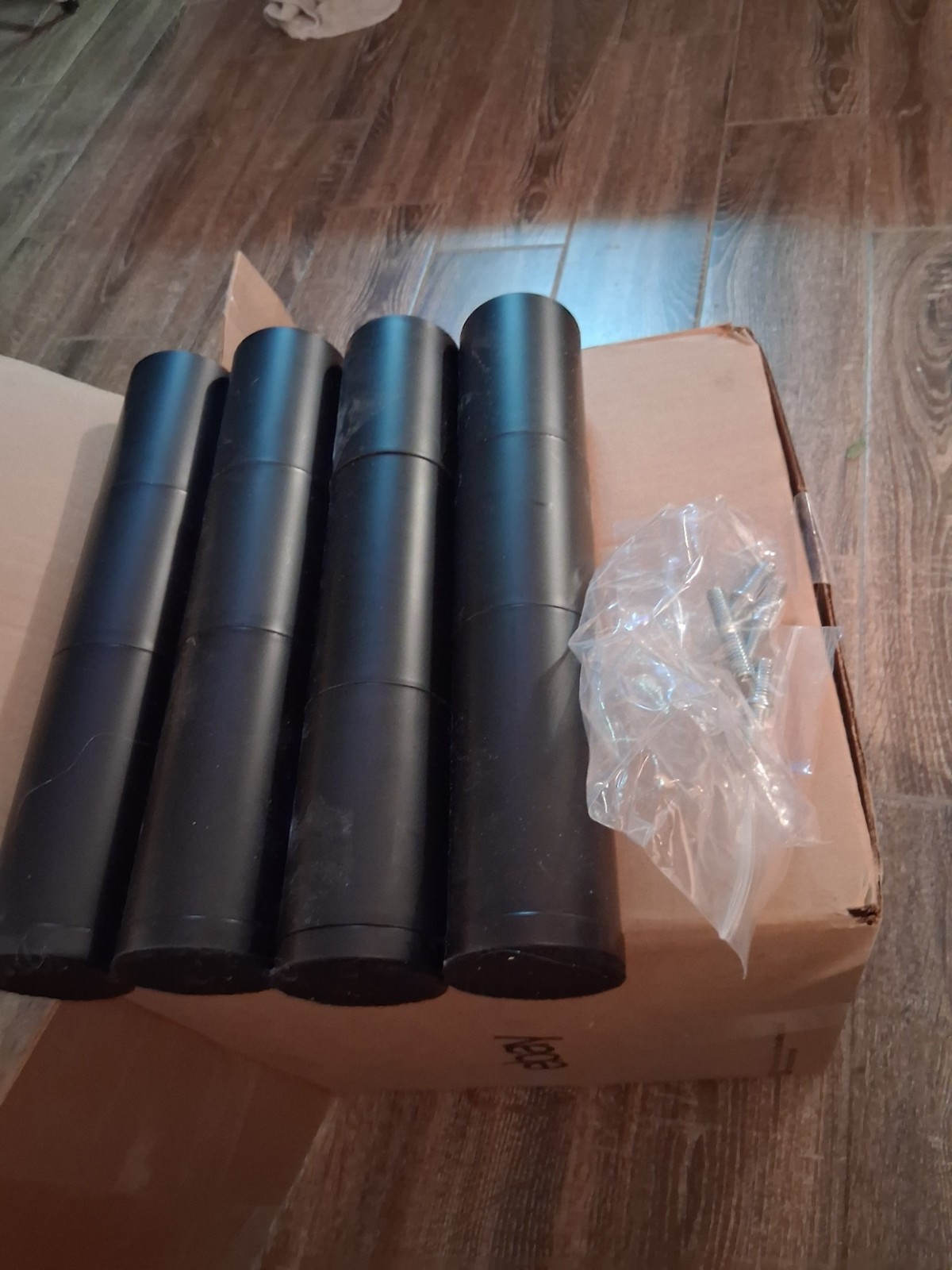 4 x 12 In Adjustable Legs 3 sections screw in Bed Frame Base M8 gallery