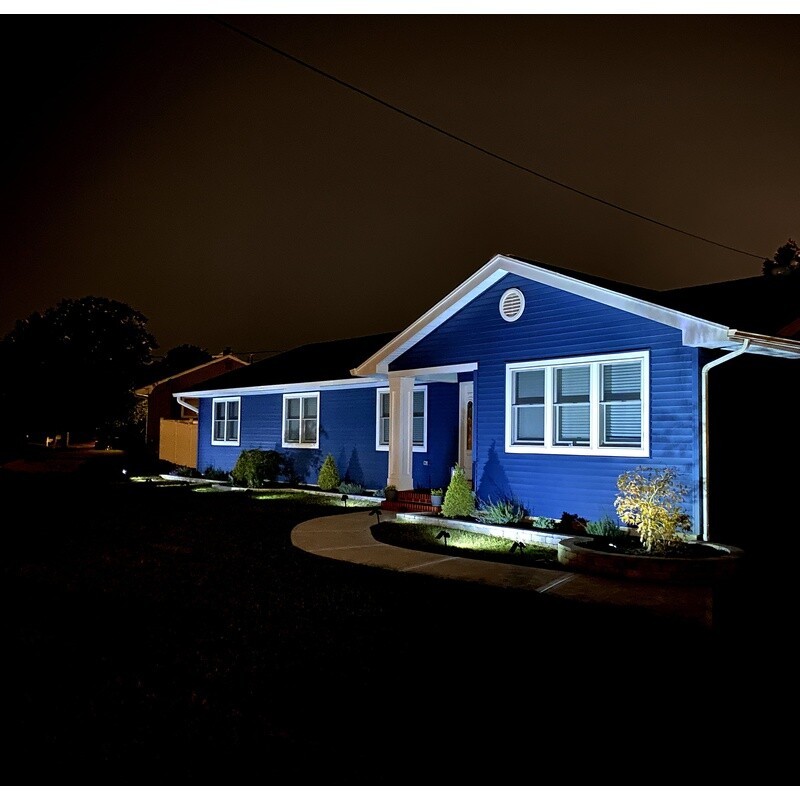 2 Pack Solar LED Landscape Spotlight Dusk to Dawn Adjustable Outdoor Lights NEW gallery