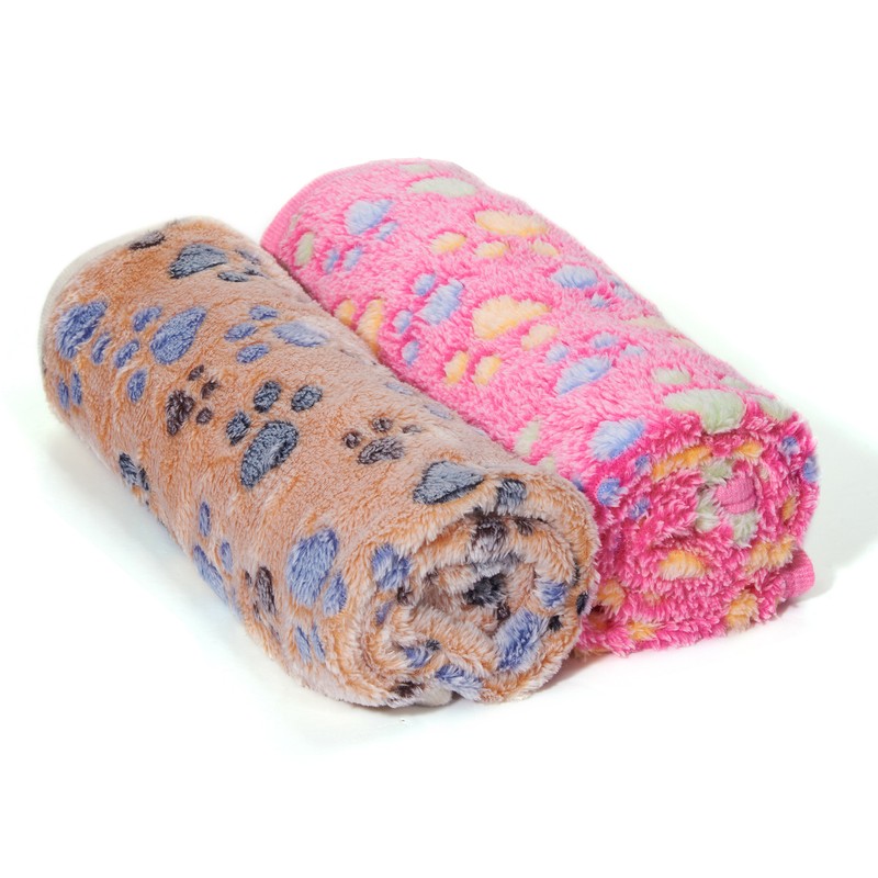 2 Pack Small Dog Blanket Super Soft Warm Pet Cover Puppy Fleece Flannel Blanket gallery