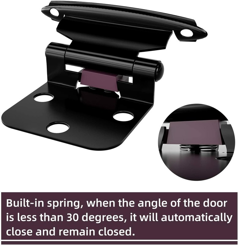 Kitchen Cabinet Hinges Overlay Self Closing Face Mount Cupboard Door Hinge Lot gallery