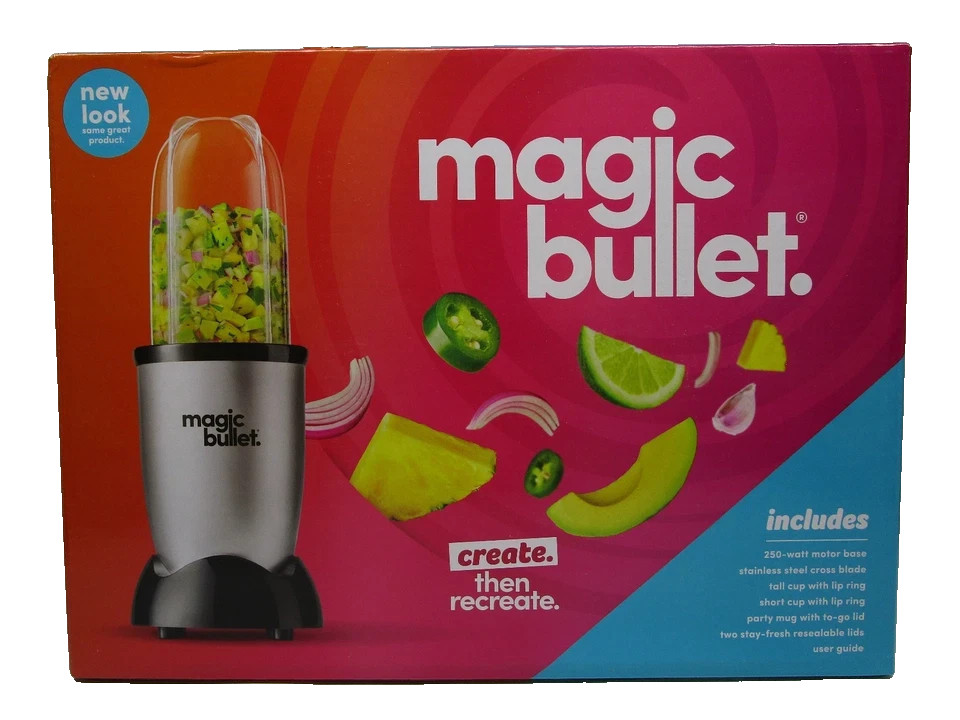 Magic Bullet MBR-1101 18oz Blender Silver gallery
