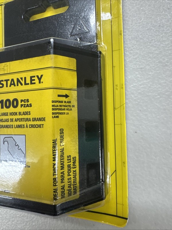 - Stanley 11-983A Large Hook Utility Blades 100 Pack – Heavy Duty Replacement gallery