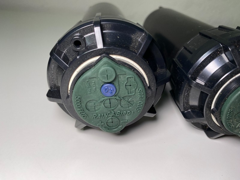 (2) Rain Bird 5000 Plus Pop up Circle Rotor Irrigation Sprinkler w Flow Shut Off gallery