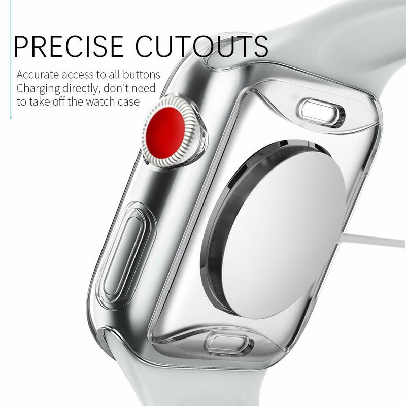 5Pcs Screen Protector Case Cover for Apple Watch 38/42/40/44mm Series 6/5/4/3/SE gallery