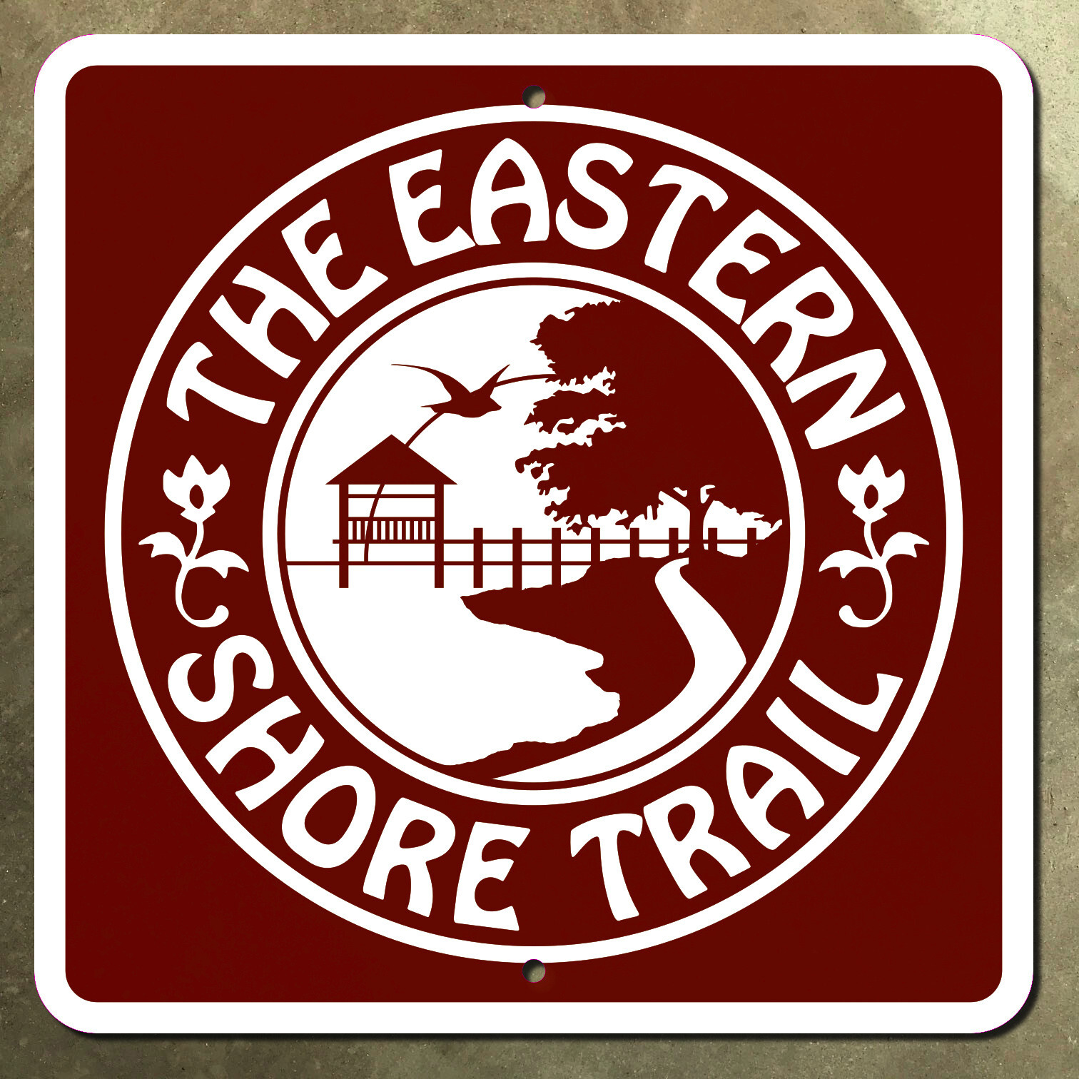 Alabama Eastern Shore Trail Mobile Weeks Bay marker highway road sign 12x12 gallery