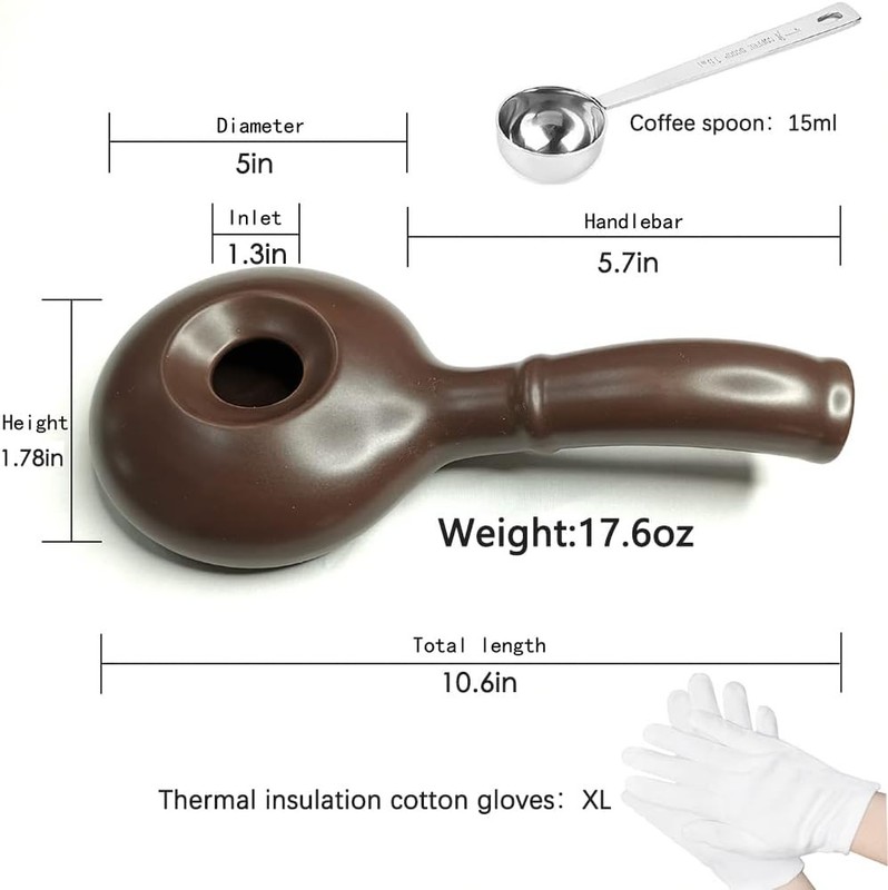 Ceramic Coffee Roaster Machine for Home Use, Handy Stovetop Coffee Bean Roaster gallery