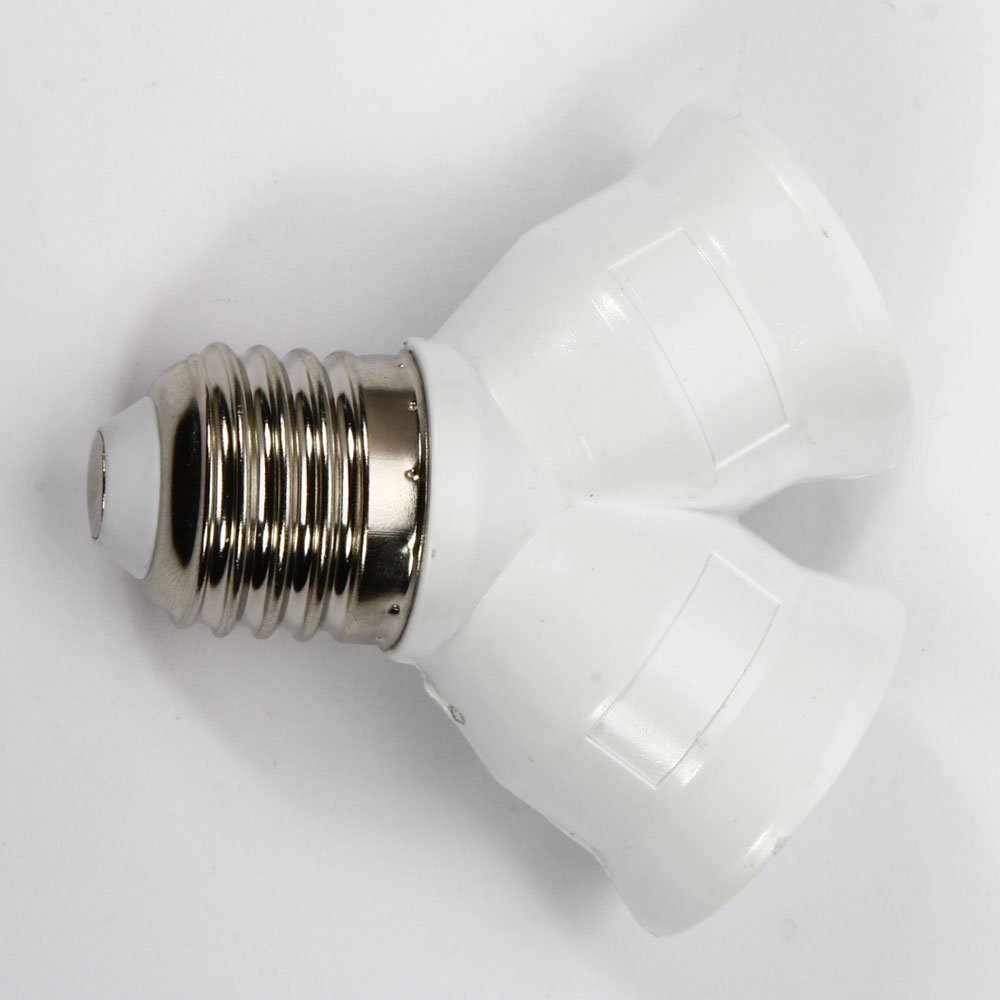 4 Pieces 2 in 1 Socket Splitter Adapter For E26/E27 Medium Socket gallery