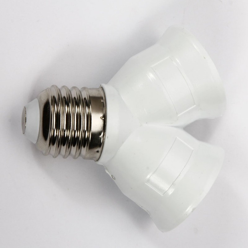 4 Pieces 2 in 1 Socket Splitter Adapter For E26/E27 Medium Socket gallery