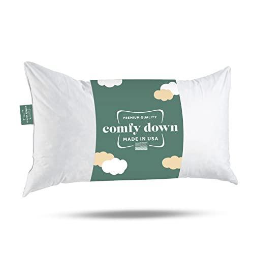 ComfyDown 95% Feather 5% Down, 12 X 36 Rectangle Decorative Pillow Insert, Sham gallery