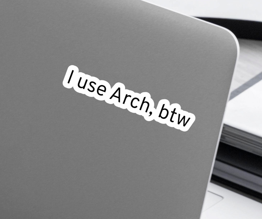 I use Arch, btw Sticker