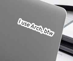 I use Arch, btw Sticker