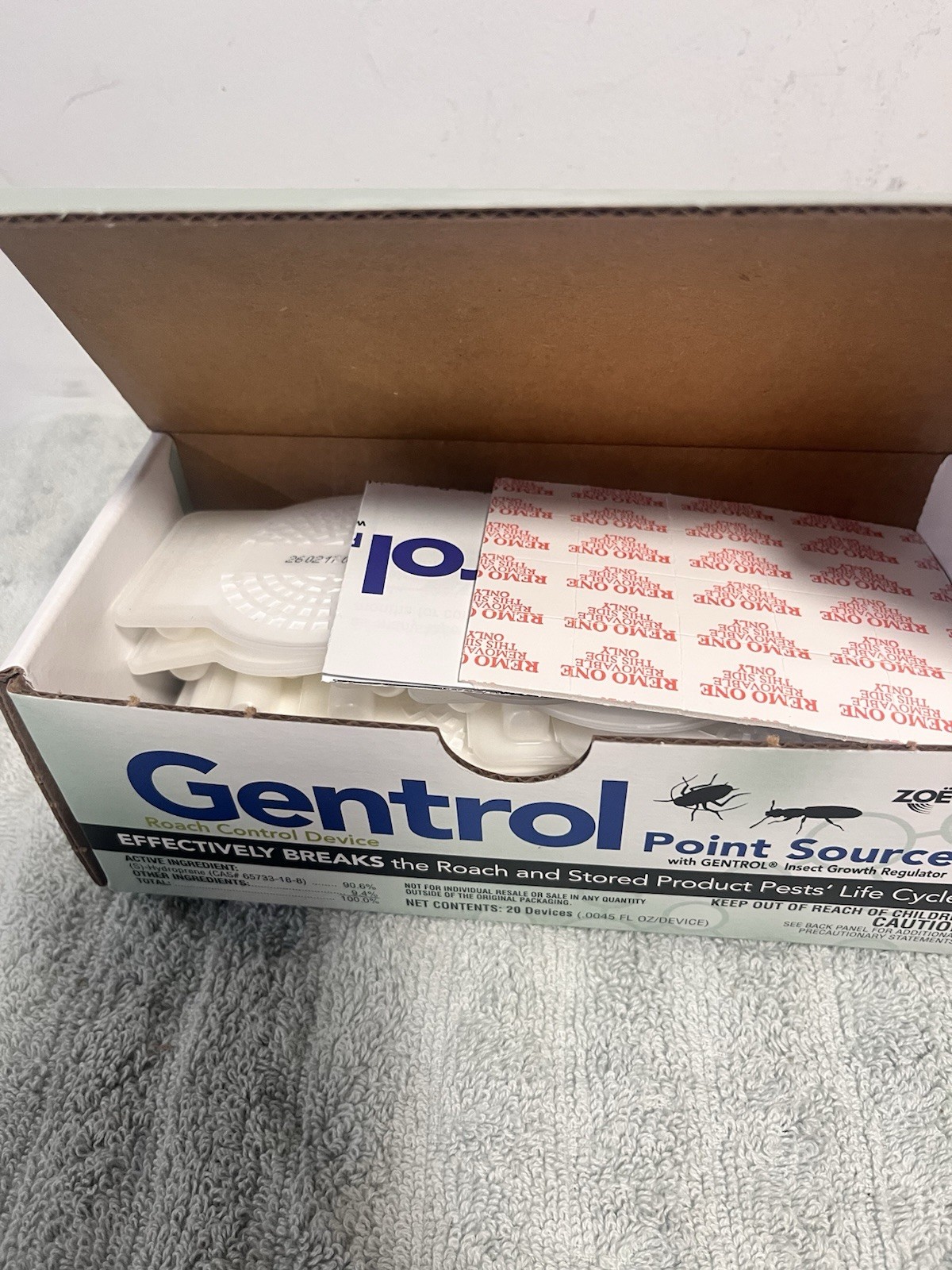 Zoëcon Gentrol Point Source Cockroach IGR Discs, 20 Pack, Up to 3 Months, NEW gallery