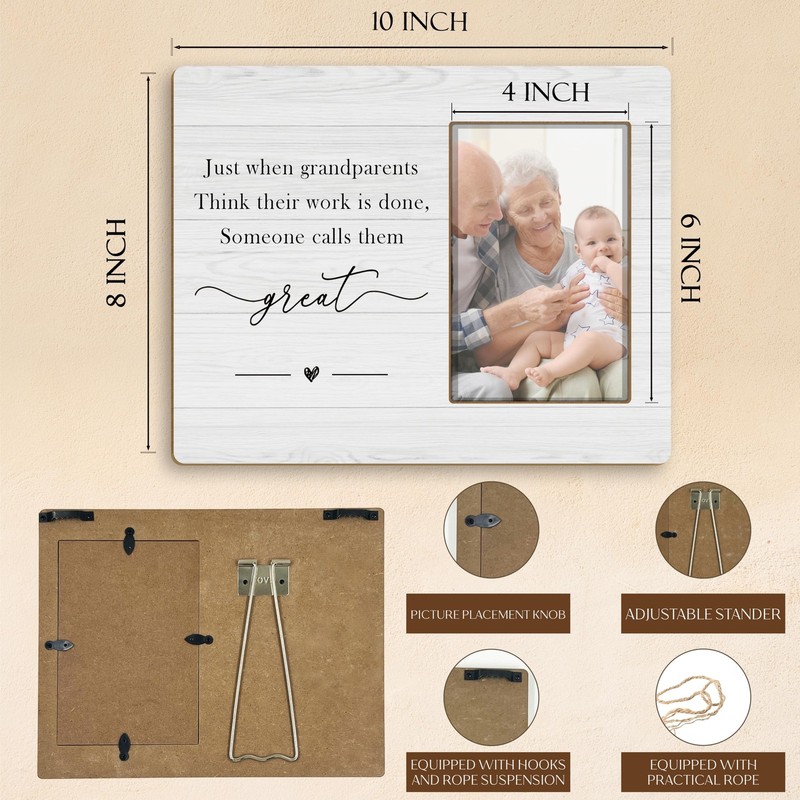 Great Grandparents Picture Frames 4x6 Great Grandparents Baby Announcement Pr... gallery