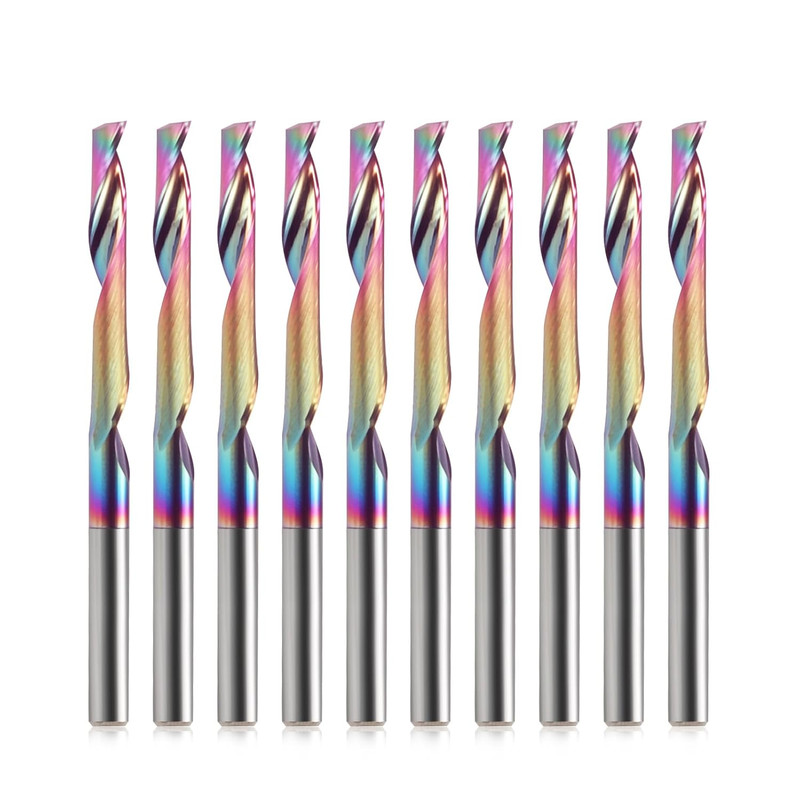 CNC Single Flute Router Bits 1/8 Inch Shank,1/8 Inch Cutting Dia,22Mm（7/8”） Cutt gallery