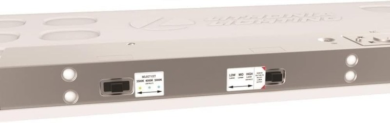 {4-PACK} Lithonia CPX 1'X4' Switchable LED Flat Panel, 3500K/4000K/5000K gallery