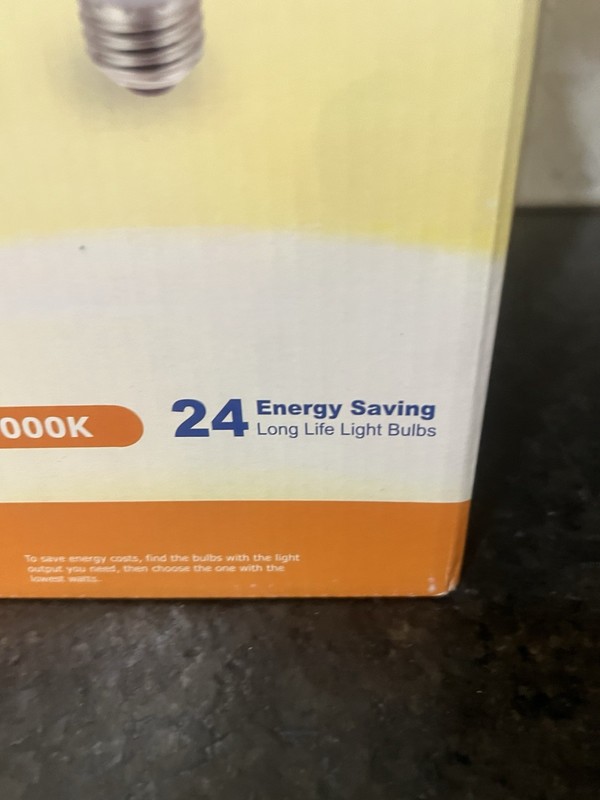 24-pack Energetic LED Light Bulbs Open Box 750 Lumens 9W 5000K 15,000hr gallery