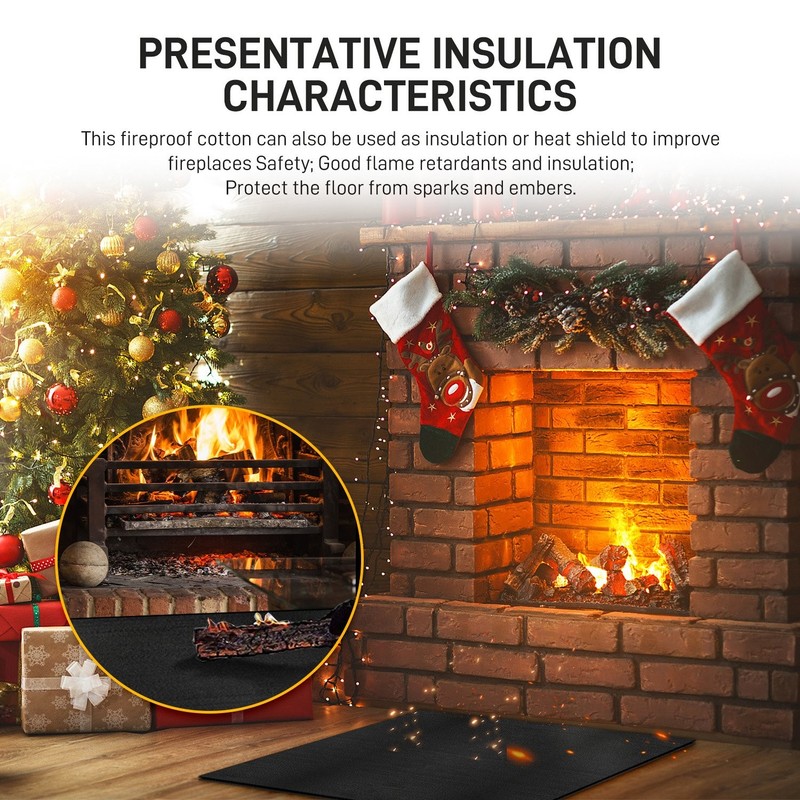 Strong Fireproof Carpet Wear Resistant for BBQ & Daily Use 40x40in gallery