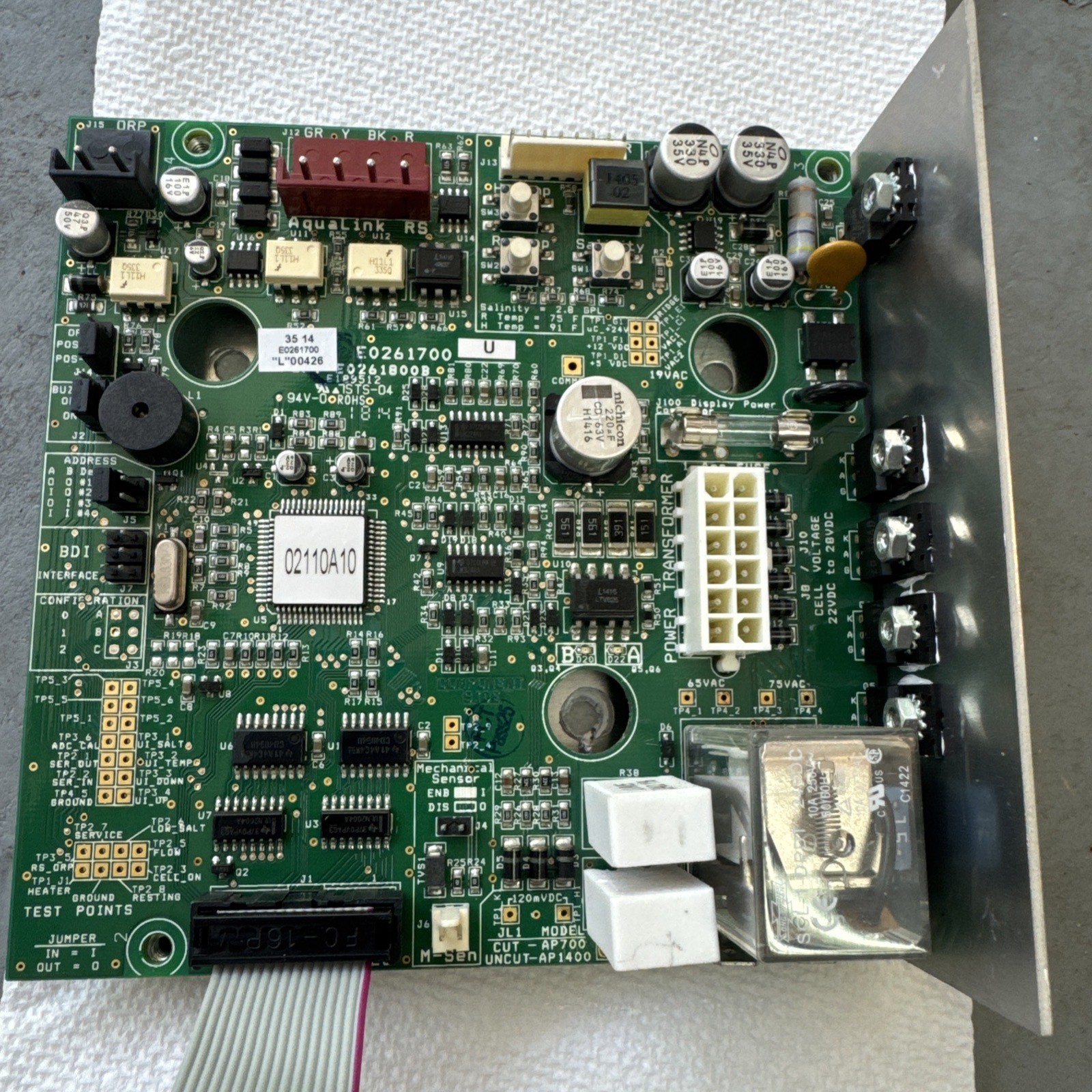 Zodiac R0984100 Power Interface Board Assembly -For Parts/ Repair - See Below gallery