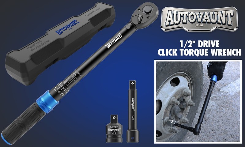 1/2" Torque Wrench Snap Socket Professional Drive Click Type Ratcheting gallery