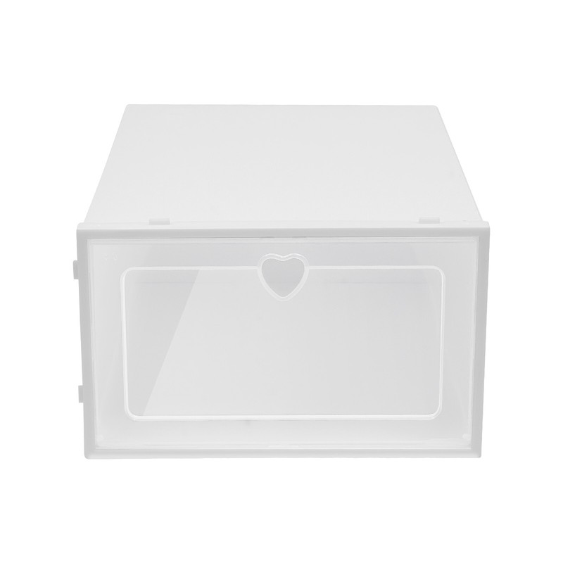 20pcs Stackable Shoe Storage Box Durable Plastic Sneaker Display Case Organizer gallery