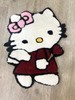 New Hello kitty Comfortable Pink mat 23”×24” 59×62cm cover rug Sanrio gallery