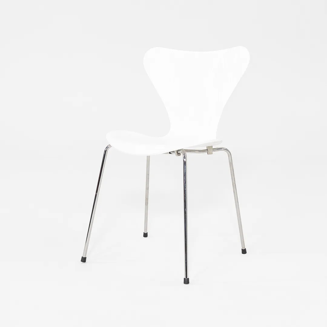 2020s Arne Jacobsen for Fritz Hansen Series 7 Chair Painted Ash w/ Chrome Base gallery