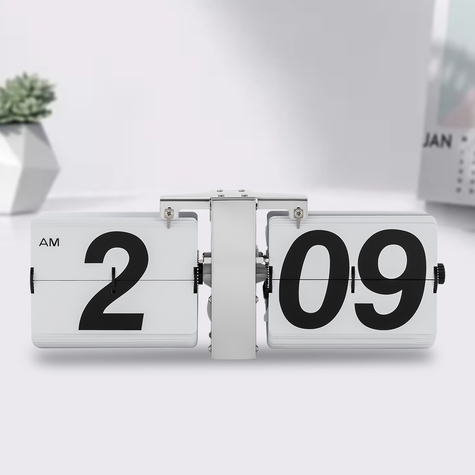 Retro Wall Mount/Tabletop Flip Clock Battery Powered Digital Display Clock gallery