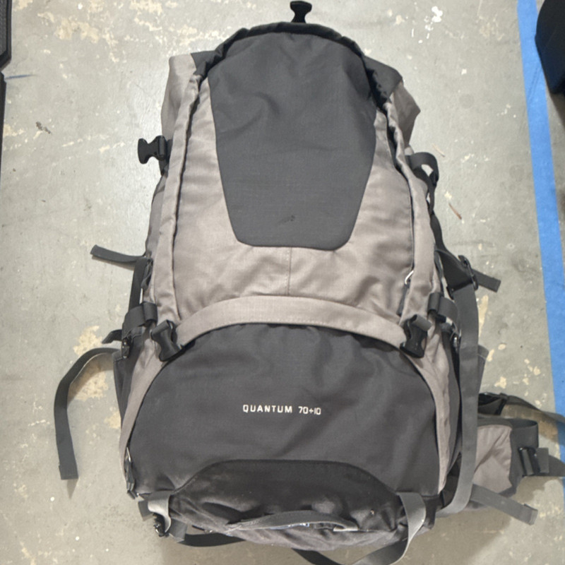 Transcend Quantum 70+10 Nylon Hiking Backpack Gray/Black 70+10L